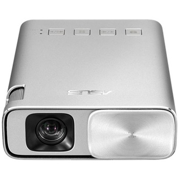 Videoproiector Asus ZenBeam E1, portabil, DLP, WVGA 854x480, 30.000 ore, HDMI, MHL, argintiu Videoproiector Asus ZenBeam E1, portabil, DLP, WVGA 854x480, 30.000 ore, HDMI, MHL, argintiu