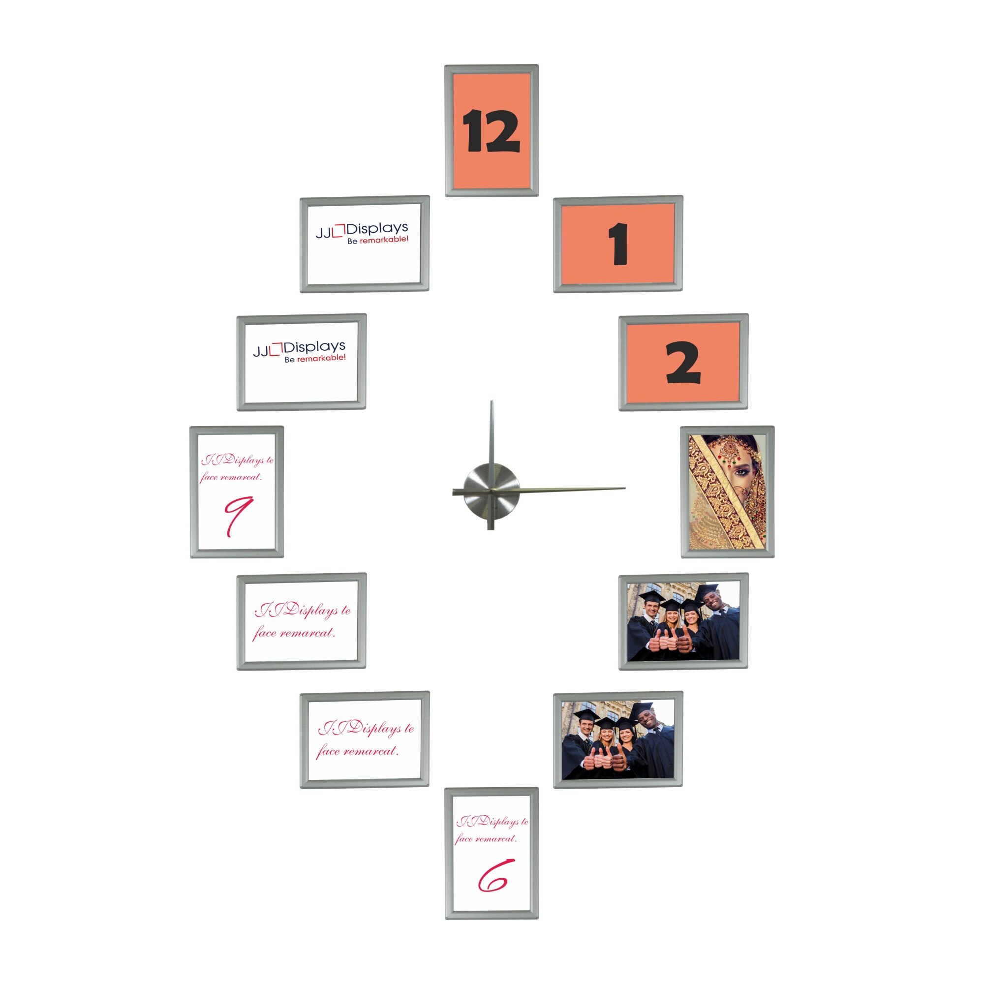 Ceas de perete cu rame click format A5