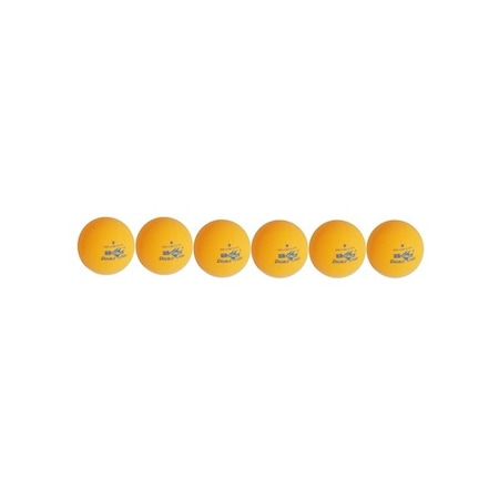 Set Mingi Tenis de Masa 40mm Double Fish 1 Stea, Orange
