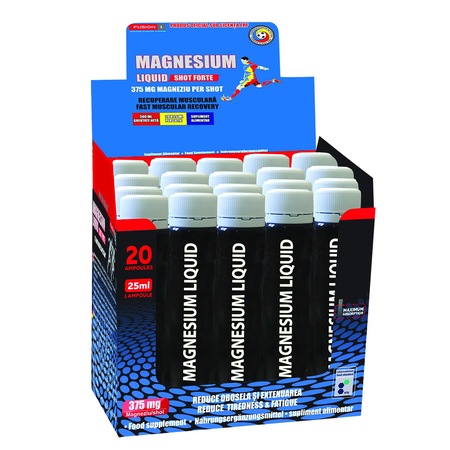 Magneziu Lichid Fusion 1 20 Flacoane X 25 Ml Emag Ro