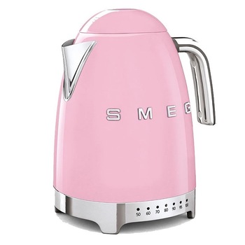 Fierbator Smeg KLF04PKEU, 2400 W, 1.7 L, Roz Fierbator Smeg KLF04PKEU, 2400 W, 1.7 L, Roz
