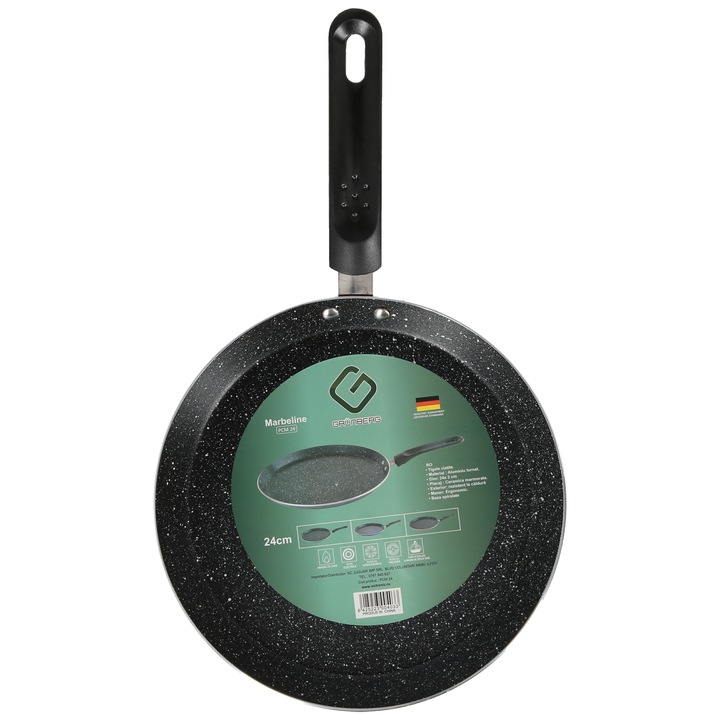 Tigaie de clatite Grunberg , 27 cm PCM28 NEGRU