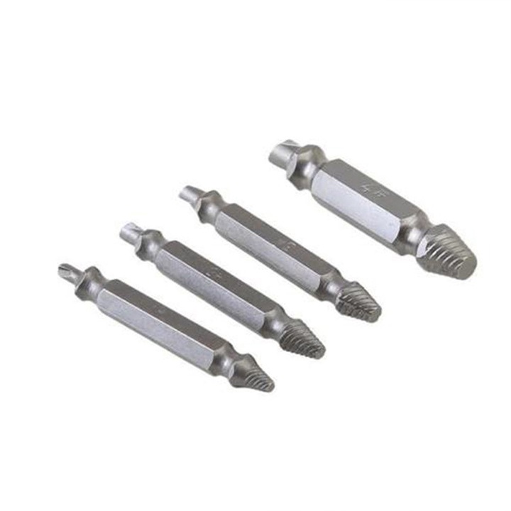 Set 4 extractoare pentru suruburi Speed Out