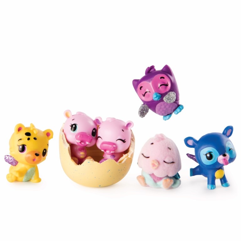HATCHIMALS Das Gans-Spiel – Mit 3 Sammler-Figuren & Schlüpf-Ei, Für 2-4 Spieler Ab 4 Jahren