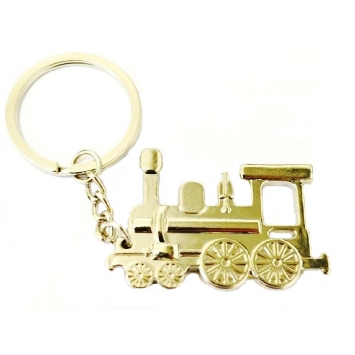 Breloc cheie din metal - locomotiva - Motor Starter