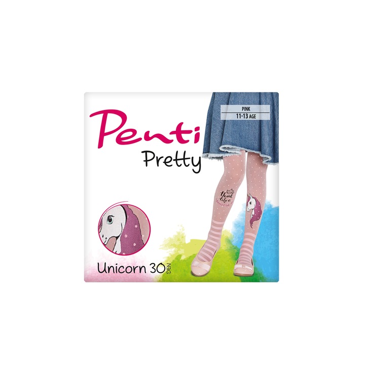 Penti Pretty Unicorn, Fekete, 146-158 CM