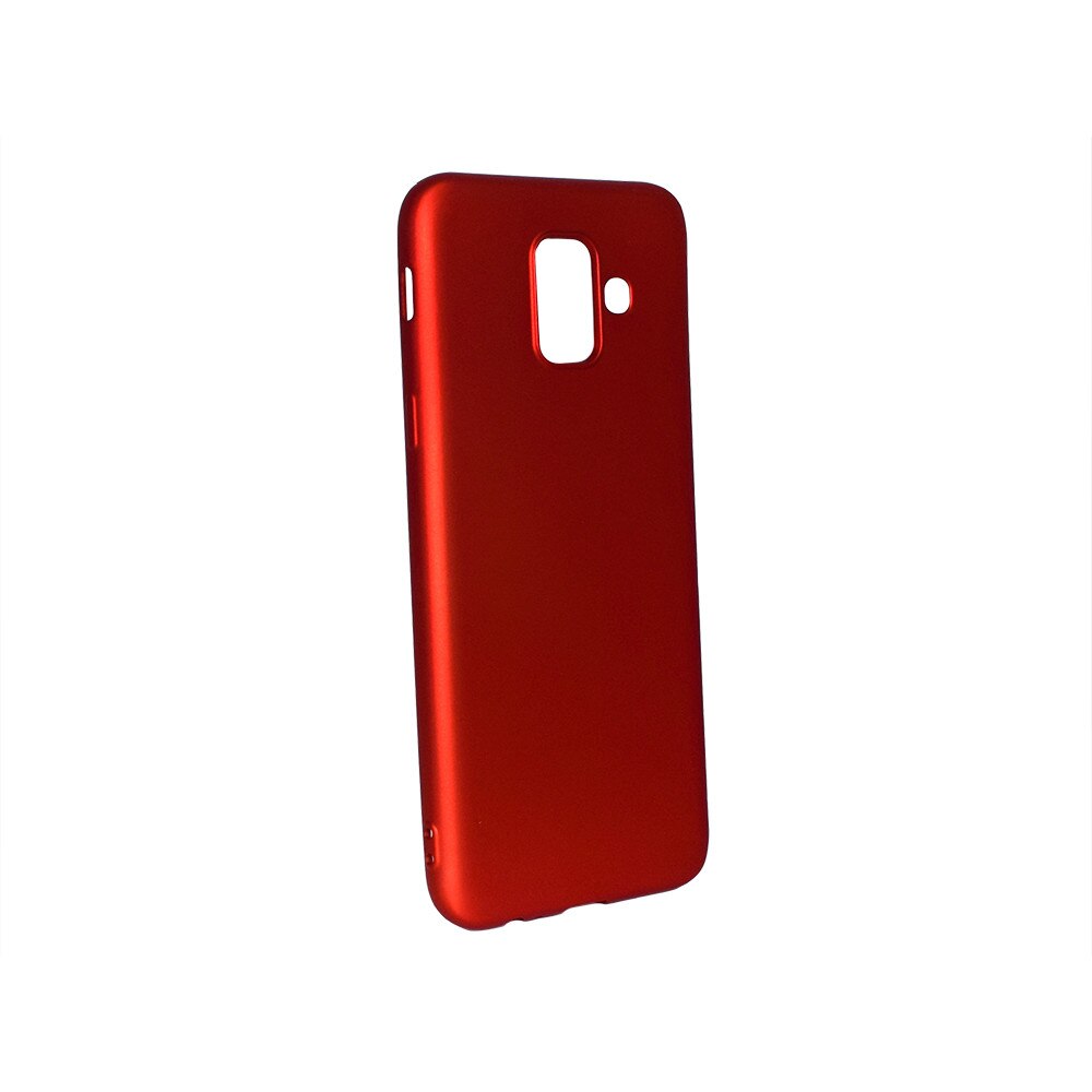 Husa de protectie spate Level pentru Samsung Galaxy A6 2018, Silicon, Rosu