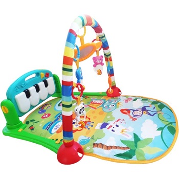Jucarie Centru de Activitati Multifunctional 4 in 1 cu Lumini si Sunete, PIAN Detasabil , Jucarii Zornaitoare, Oglinda, 4 Moduri de Joaca, Lavabil, Albastru, SALAMANDRA KIDS® Jucarie Centru de Activitati Multifunctional 4 in 1 cu Lumini si Sunete, PIAN Detasabil , Jucarii Zornaitoare, Oglinda, 4 Moduri de Joaca, Lavabil, Albastru, SALAMANDRA KIDS®