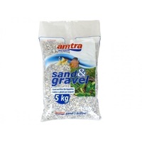 Pietris acvariu natural alb Noua Grossa punga 5 kg granulatie 5-8 mm