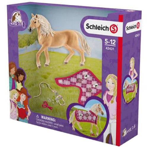 Figurina Schleich, Cal andaluzian cu accesorii, Multicolor