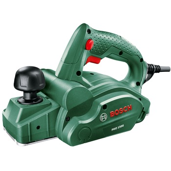 Rindea Bosch PHO 1500, 550 W, 19.500 RPM, 82 mm latime rindea, 0-1.5 mm adancime taiere, 0-8 mm adancime falt Rindea Bosch PHO 1500, 550 W, 19.500 RPM, 82 mm latime rindea, 0-1.5 mm adancime taiere, 0-8 mm adancime falt