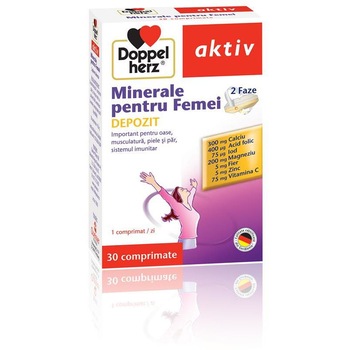 Doppel herz minerale pentru Femei 30 comprimatet Doppel herz minerale pentru Femei 30 comprimatet