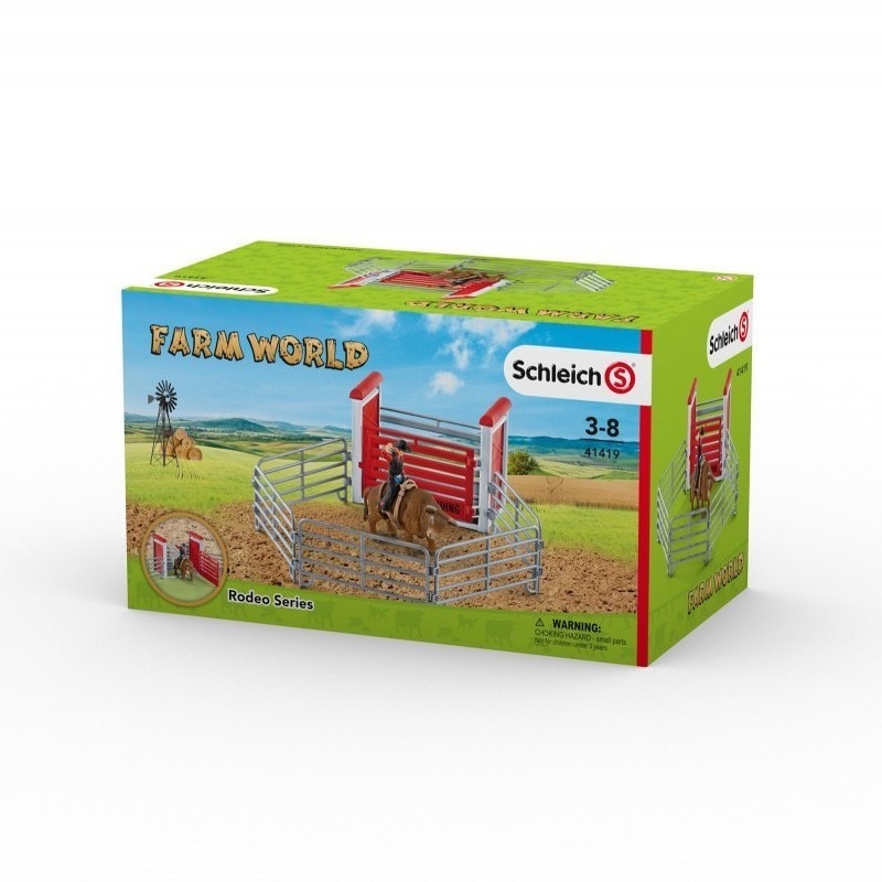 Set figurina Schleich, Rodeo cu taur