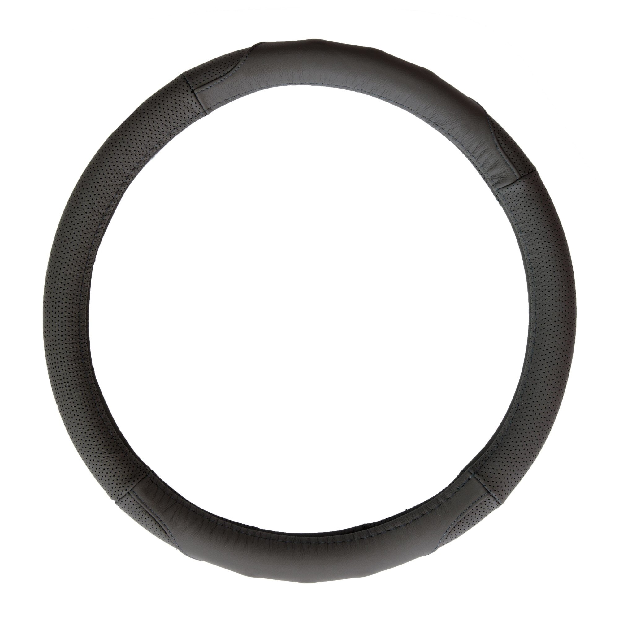 Husa volan piele gri 37-39 cm 95064