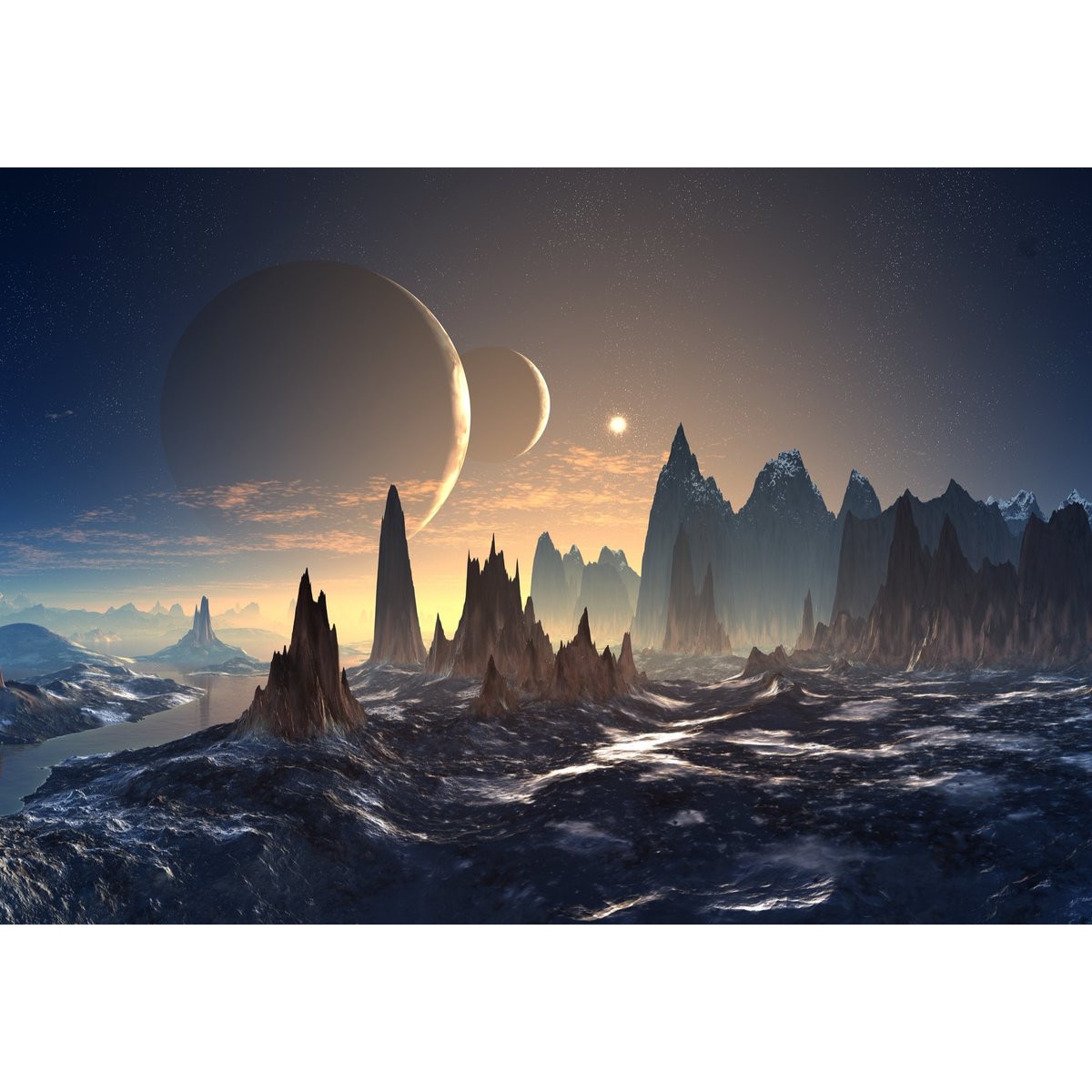 Autocolant Peisaj cosmic, 270 x 200 cm
