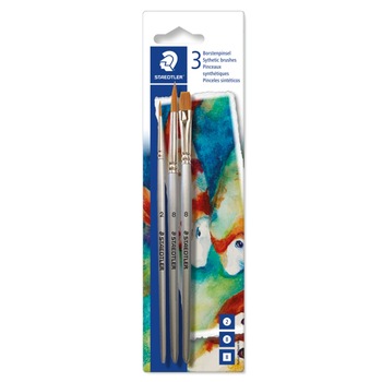 Set pensule Staedtler maner lemn si manson din metal 3/blister STH-989-SBK3-3 Set pensule Staedtler maner lemn si manson din metal 3/blister STH-989-SBK3-3