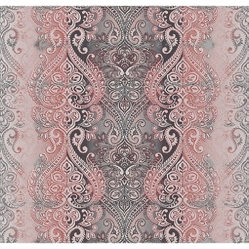 Tapet Slavyanski Oboi, Blanca 5542-12, clasic decor flori, visiniu-gri, lavabil, vinil, pentru living sau dormitor Tapet Slavyanski Oboi, Blanca 5542-12, clasic decor flori, visiniu-gri, lavabil, vinil, pentru living sau dormitor