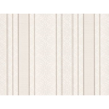 Tapet premium vlies Slavyanski Oboi, Deja Vu 3528-01, clasic dungi si flori, gri deschis, lavabil, vinil, pentru living sau dormitor, rola 10,06 mp Tapet premium vlies Slavyanski Oboi, Deja Vu 3528-01, clasic dungi si flori, gri deschis, lavabil, vinil, pentru living sau dormitor, rola 10,06 mp