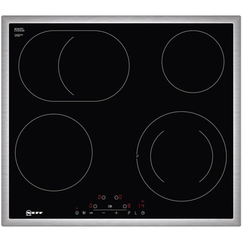 Plita incorpolabila Neff T16BD76N0, Vitroceramica, 4 zone de gatit, TouchControl, Afisaj digital, PotBoost, Timer, Indicator Plita incorpolabila Neff T16BD76N0, Vitroceramica, 4 zone de gatit, TouchControl, Afisaj digital, PotBoost, Timer, Indicator