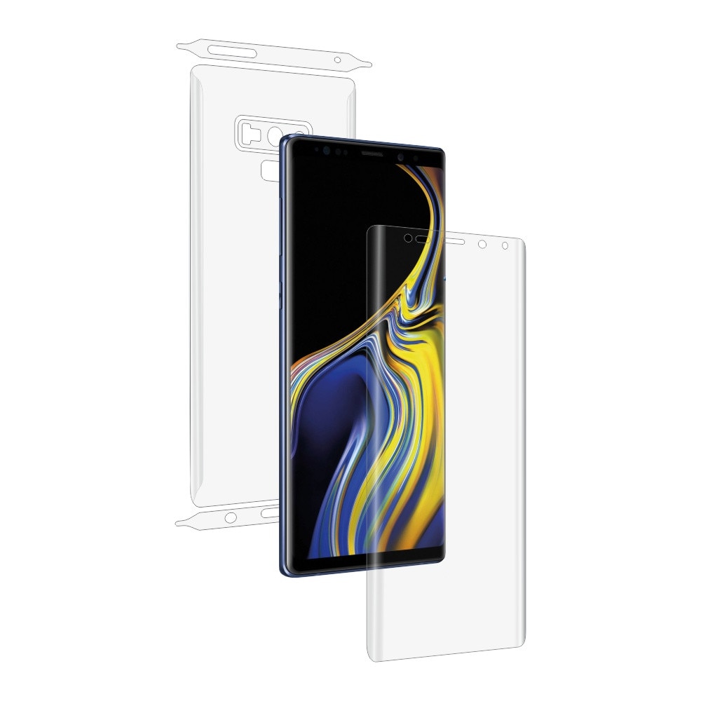 Folie Smart Protection Samsung Galaxy Note 9 fullbody,protectie completa ecran,spate si laterale+Smart Spray®,Smart Squeegee® si microfibra incluse