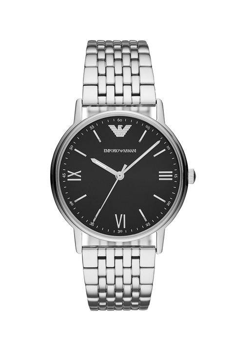 Emporio Armani, Ceas din otel inoxidabil Kappa, Argintiu