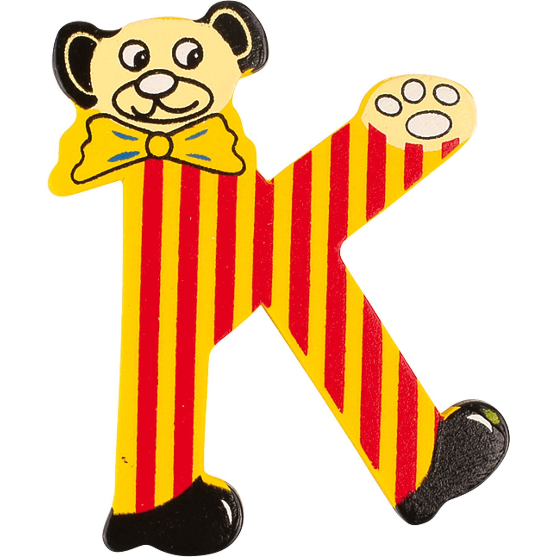 Litera K, adeziva, lemn