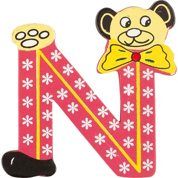 Litera N, adeziva, lemn Litera N, adeziva, lemn
