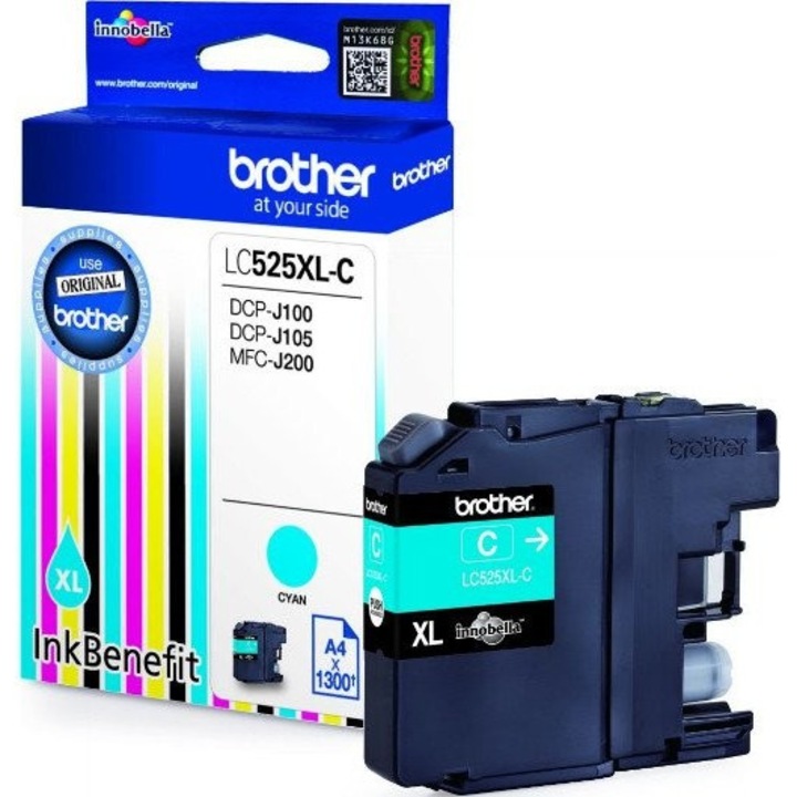 Brother Fp, Brother LC525XL C cyan festékpatron - eredeti
