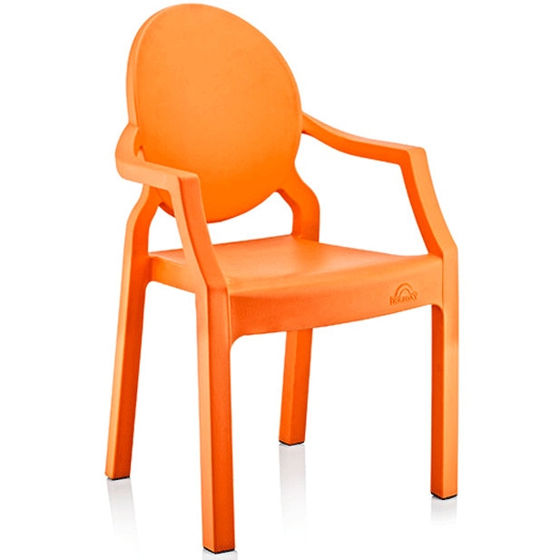 Scaunel gradinita PIGLET cu brate pentru copii ORANGE