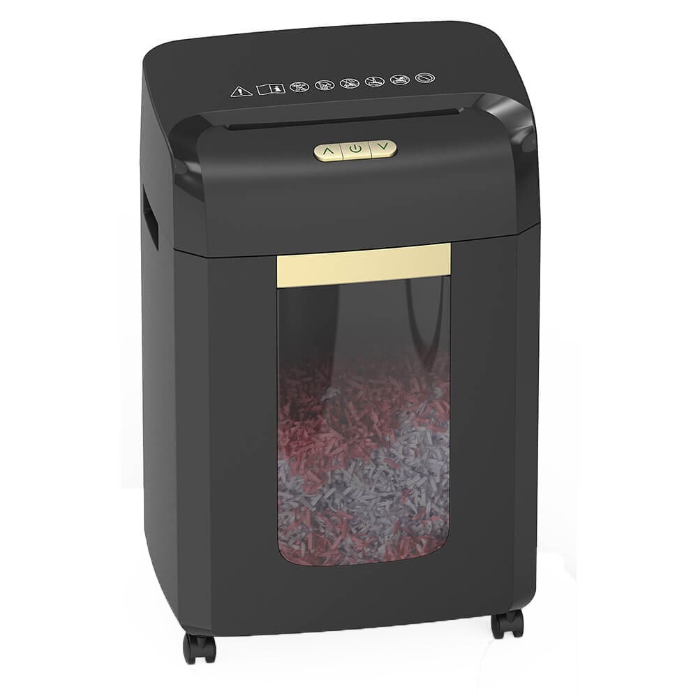 Distrugator documente, PEACH, PS600-85, micro cross-cut, 2x15 mm, 10 coli, 23 l