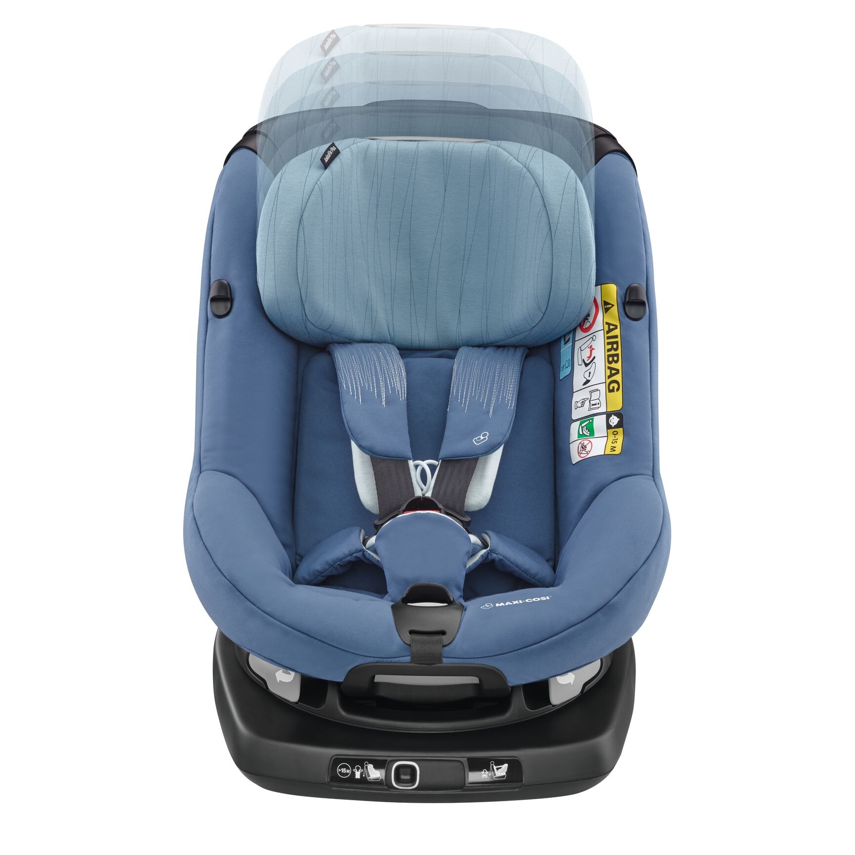 Scaun auto I-Size Maxi-Cosi AxissFix Plus Frequency Blue, 45-105 cm, Albastru