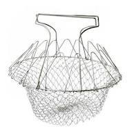Cos pentru prajit Alimente, 20 cm, pliabil, otel inoxidabil