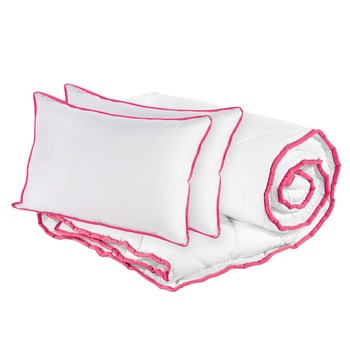 Set Alcam 2 buc perne microfibra 50x70 cm si pilota matlasata 180x200 cm Set Alcam 2 buc perne microfibra 50x70 cm si pilota matlasata 180x200 cm