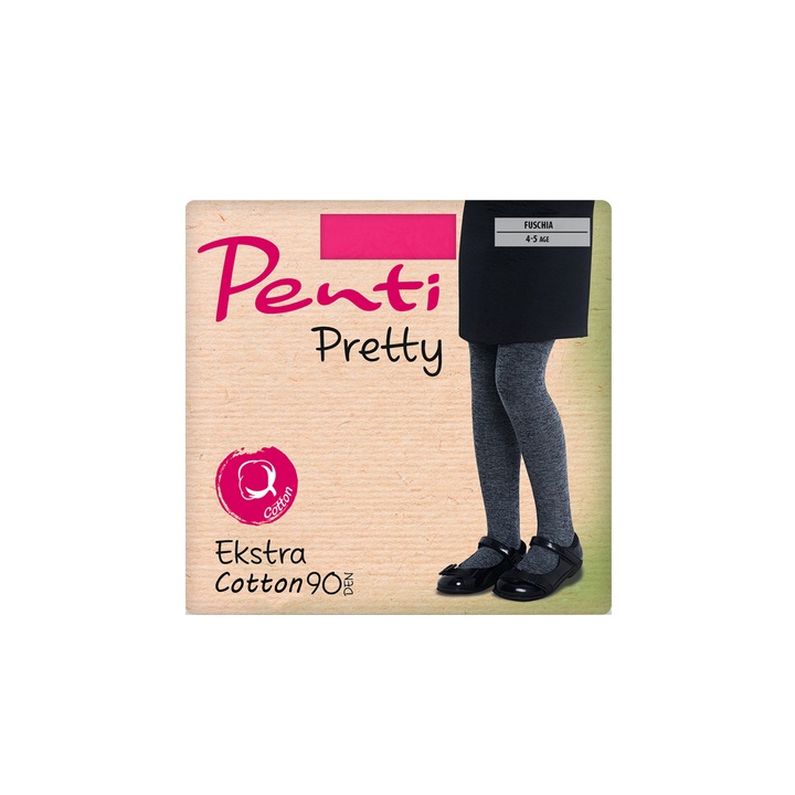 Детски Чорапогащи Penti Extra Cotton 90, Фуксия