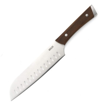 Cutit Santoku Muhler, MR-2518SS, Inox, 18 cm, Maro Cutit Santoku Muhler, MR-2518SS, Inox, 18 cm, Maro