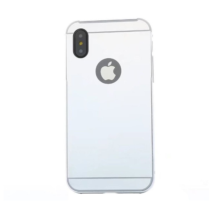 Калъф Apple iPhone X, MyStyle Elegance Луксозен огледален тип, Сребрист