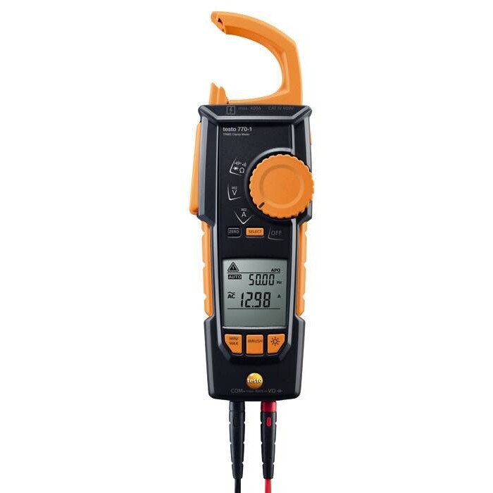 Cleste ampermetric, testo 770-1, cu brat complet retractabil pentru flexibilitate maxima