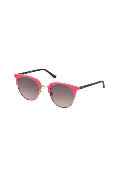 Guess, Ochelari de soare clubmaster unisex, Maro inchis, 52-22-140 Standard