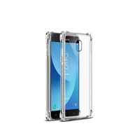 Husa Crystal Clear Anti-shock Upzz Pro Samsung J7 2017 Cu Tehnologie Air-cushion Cu Folie Sticla Marca Upzz In Pachet