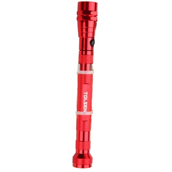 Lanterna telescopica LED, 2 magneti la capetele lanternei, gat flexibil, corp din aluminiu Tolsen Lanterna telescopica LED, 2 magneti la capetele lanternei, gat flexibil, corp din aluminiu Tolsen