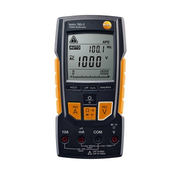 Multimetru digital, testo 760-3, cu selectare automata a parametrilor masurati Multimetru digital, testo 760-3, cu selectare automata a parametrilor masurati