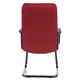 Scaun vizitator QMOBILI RIVA S Bordo, stofa C, baza otel tip sanie, brate PP fixe