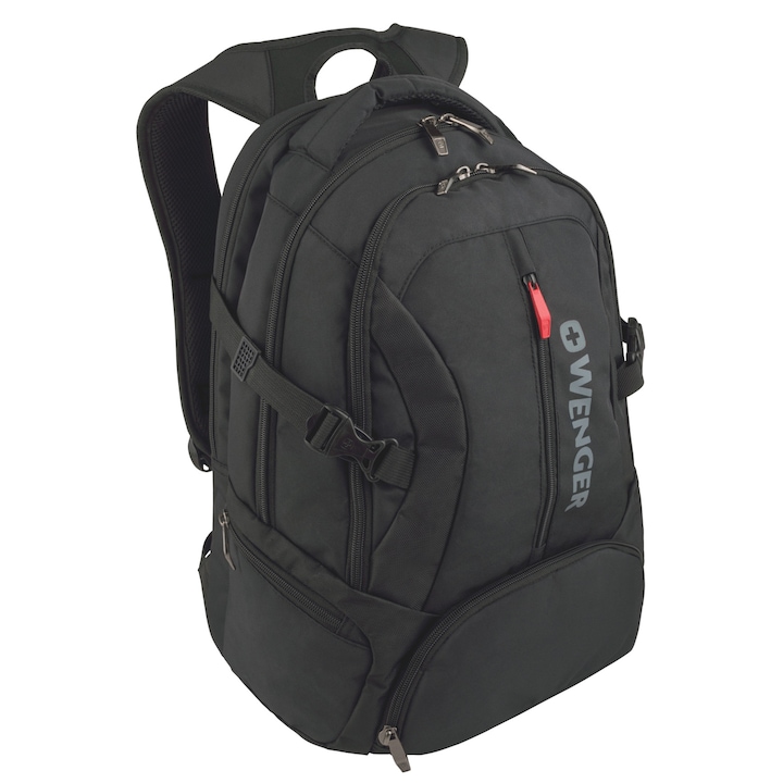 Wenger laptop hátizsák, Transit, 16", 27 literes, fekete