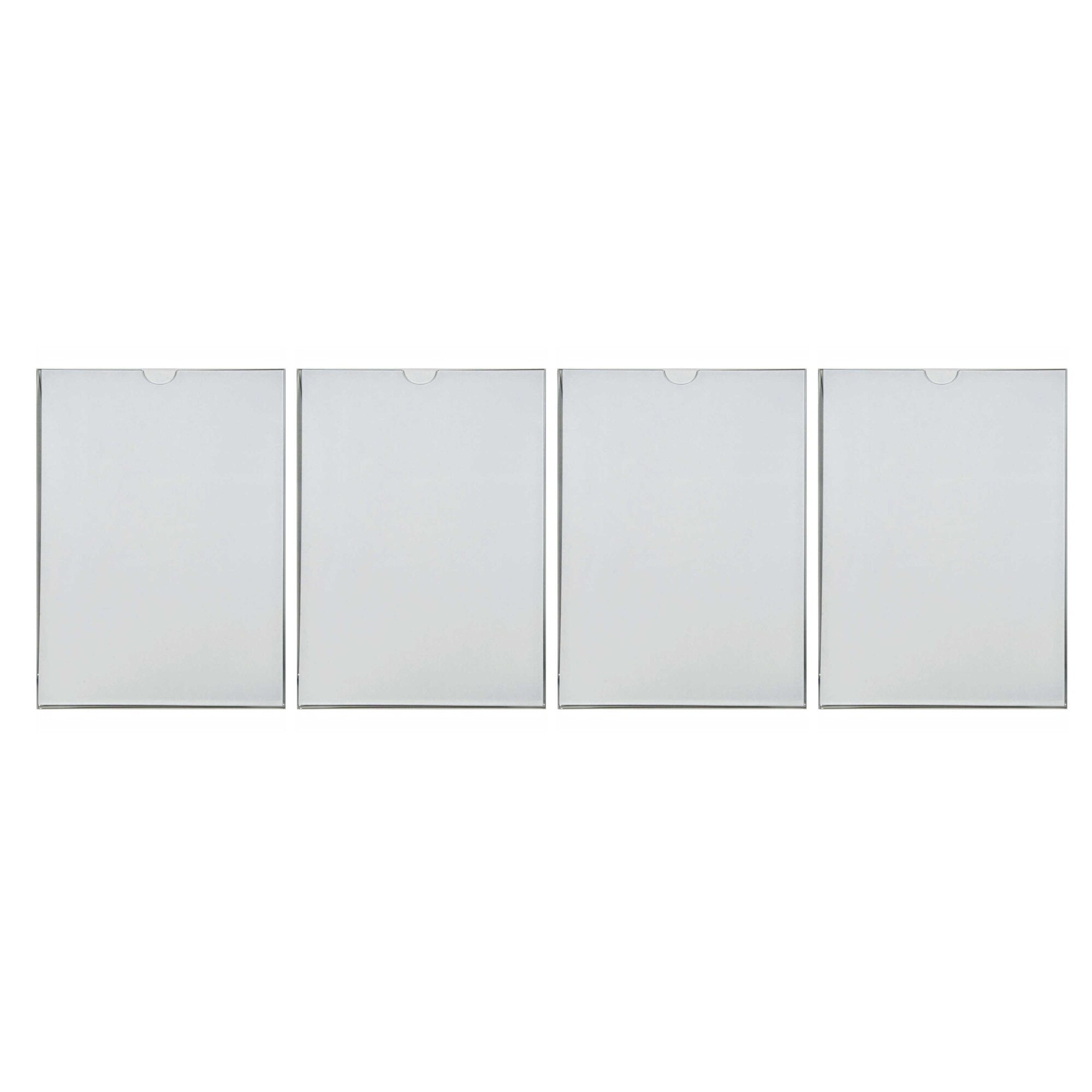 Insert tip U din plexiglas transparent, format A5, 4 buc./SET