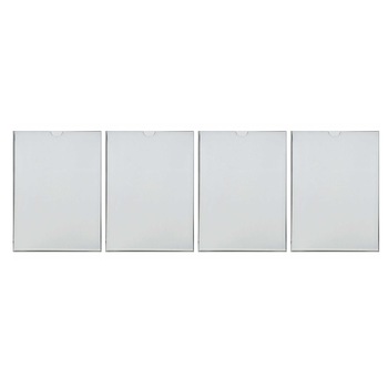 Insert tip U din plexiglas transparent, format A5, 4 buc./SET Insert tip U din plexiglas transparent, format A5, 4 buc./SET