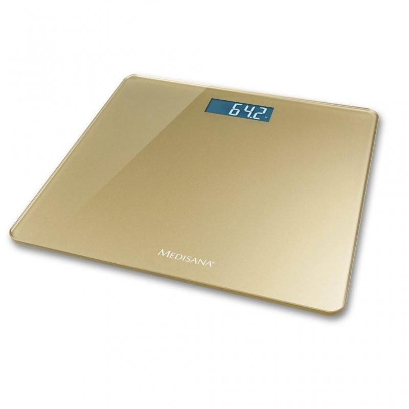 Cantar corporal Medisana PS420 40459, Ecran LCD , 150kg, Oprire automata, Gold