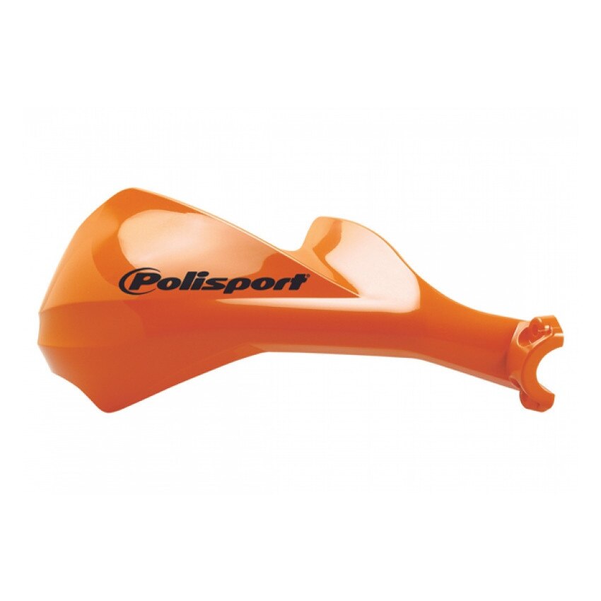 Handguard universal Polisport Sharp, protectie si kit de montaj, orange