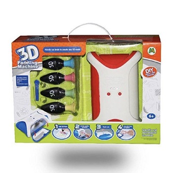 Imprimanta 3D de creatie a propriilor jucarii pentru copii, rosu Imprimanta 3D de creatie a propriilor jucarii pentru copii, rosu