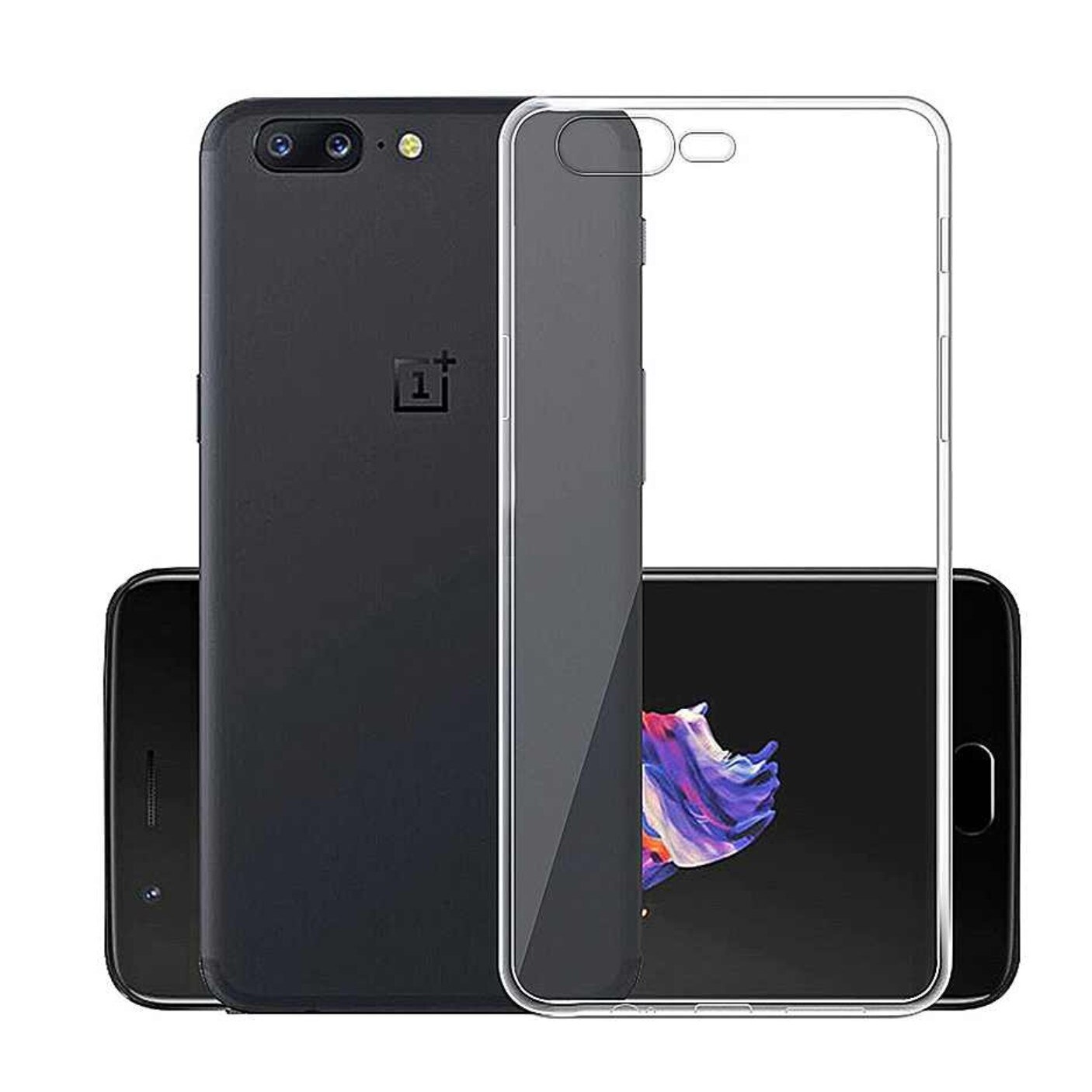 Husa spate, carcasa antisoc silicon transparent Oneplus 5, BBL407