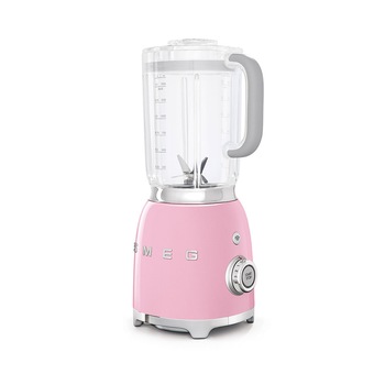Blender Smeg BLF01PKEU, 800 W, 1,5 L, Roz/Argintiu Blender Smeg BLF01PKEU, 800 W, 1,5 L, Roz/Argintiu